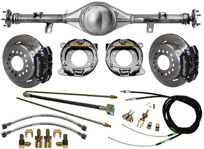 88-98 C1500 5-LUG REAR END & WILWOOD BRAKES,11" ROTORS,BLACK,LINES,CABLES