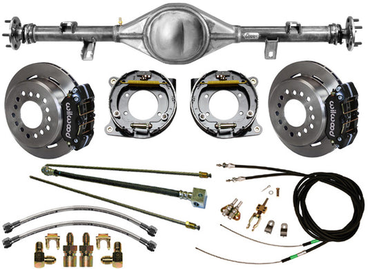 88-98 C1500 5-LUG REAR END & WILWOOD BRAKES,11" ROTORS,BLACK,LINES,CABLES