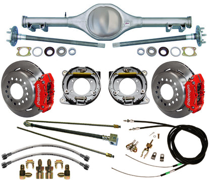 67-69 F-BODY MON,REAR & WIL BRAKES,11" ROTORS,RED