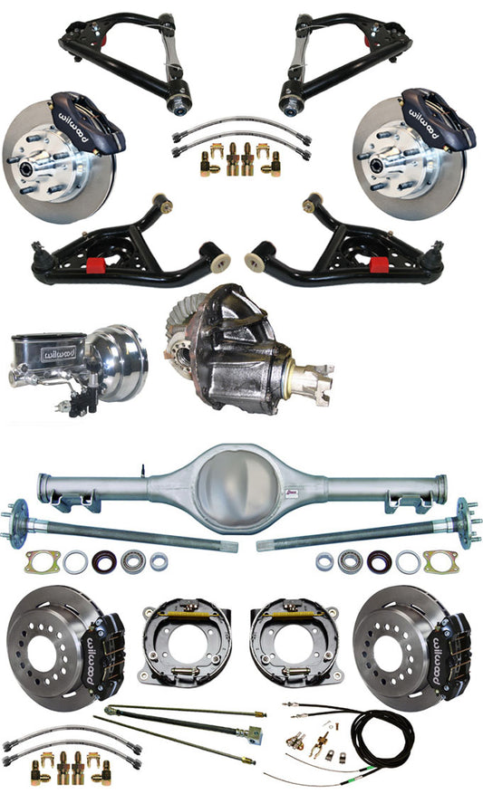 67-69 FULL SUSPENSION,12" BRAKES,REAR KIT,BLACK