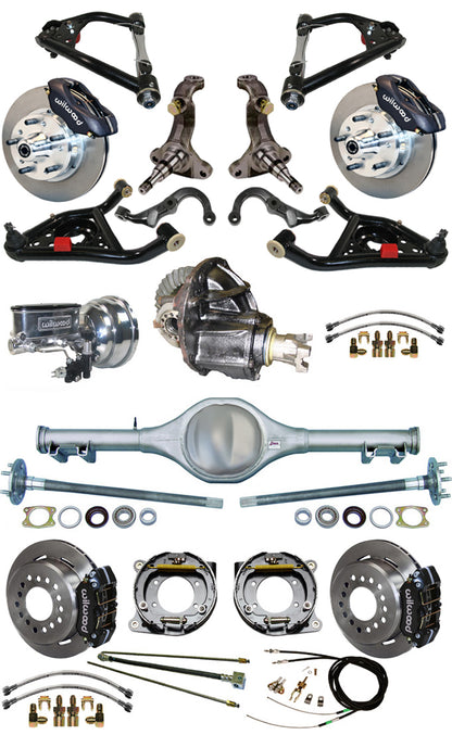 67-69 FULL SPINDLE,12" BRAKES,REAR KIT,BLACK