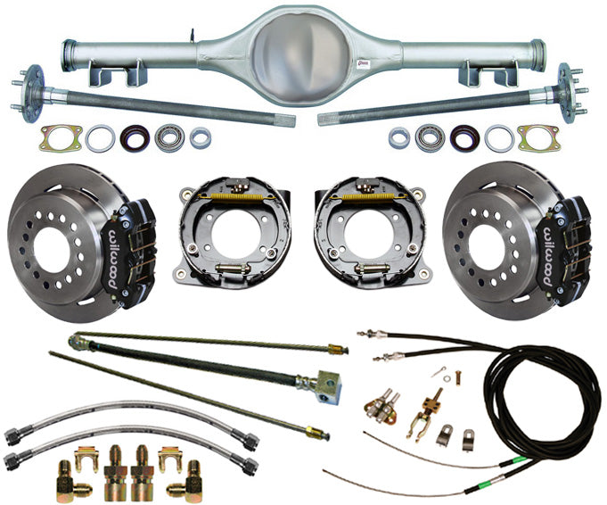 70-81 F-BODY REAR & WIL BRAKES,11" ROTORS,BLACK