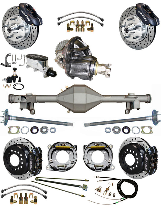 82-92 FULL SUSPENSION,11" BRAKES,REAR KIT,BK,DR
