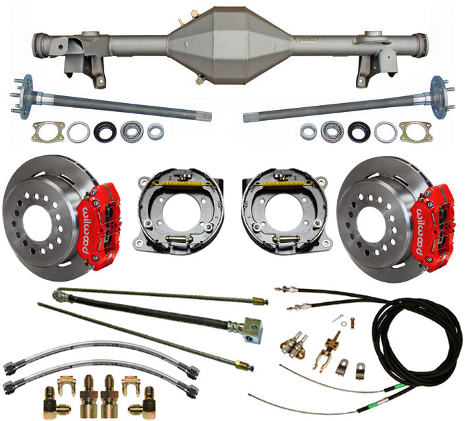 82-92 F-BODY REAR & WIL BRAKES,11" ROTORS,RED