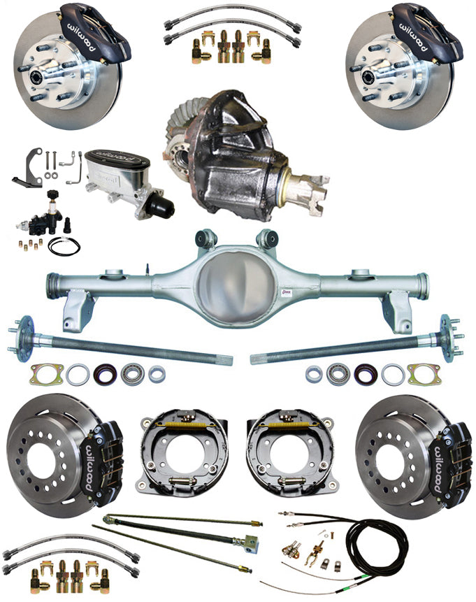 78-88 FULL SUSPENSION,11" BRAKES,REAR KIT,BLACK