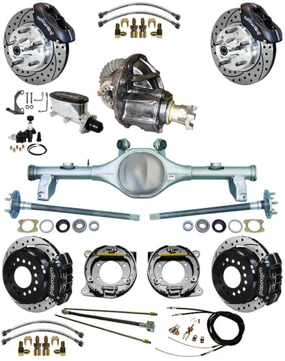 78-88 FULL SUSPENSION,11" BRAKES,REAR KIT,BLACK,D