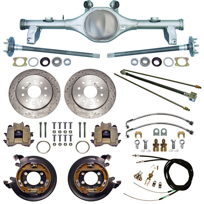 78-87 G-BODY REAR END & BRAKES,11" DISC,DRILLED