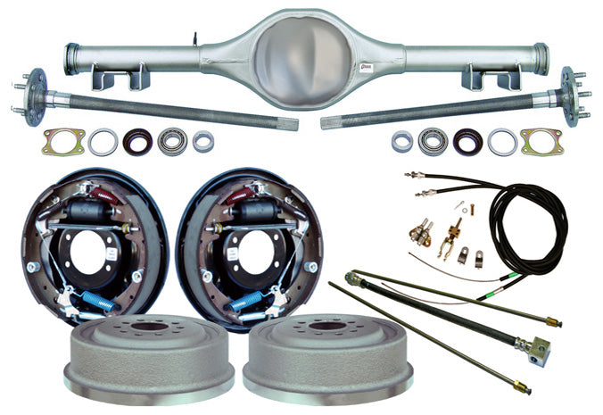 68-74 X-BODY MUL REAR END/BRAKES,11" DRUM
