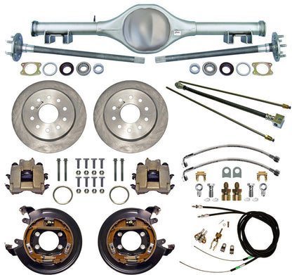 68-74 X-BODY MUL REAR END/BRAKES,11" DISC