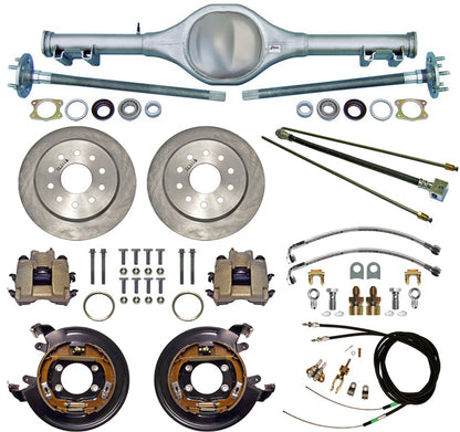 68-74 X-BODY MON REAR END/BRAKES,11" DISC