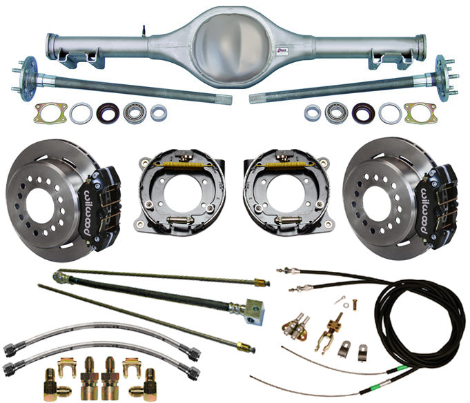 62-67 X-BODY MON REAR & WIL BRAKES,11" ROTORS,BLACK