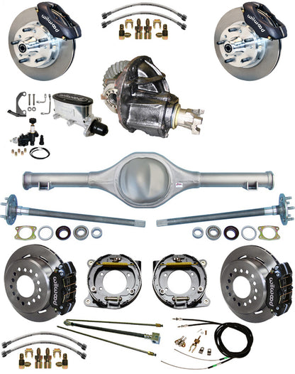 82-97 FULL SUSPENSION,11" BRAKES,REAR KIT,BLACK
