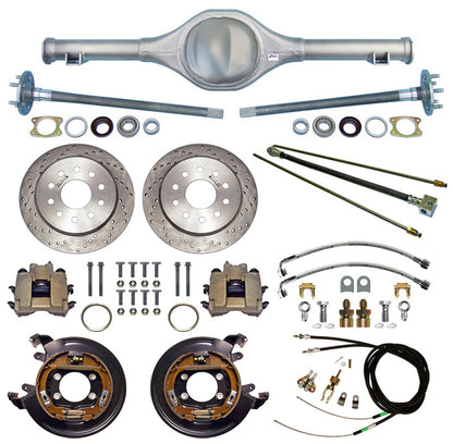 82-97 S-10 REAR END & BRAKES,11" DISC,DRILLED