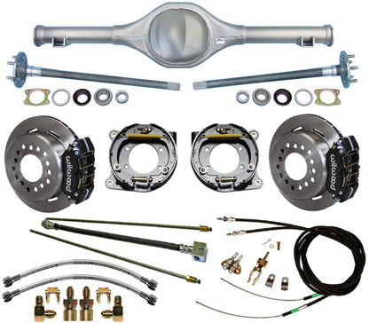 86-92 JEEP COMANCHE REAR & WIL BRAKES,11" ROTORS,BLACK