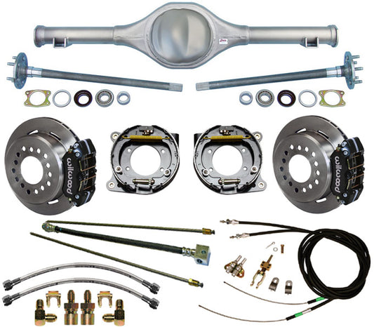 86-92 JEEP COMANCHE REAR & WIL BRAKES,11" ROTORS,BLACK