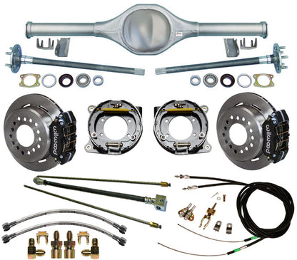 87-95 JEEP WRANGLER REAR & WIL BRAKES,11" ROTORS,BLACK