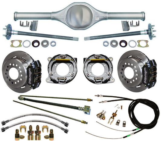 87-95 JEEP WRANGLER REAR & WIL BRAKES,11" ROTORS,BLACK