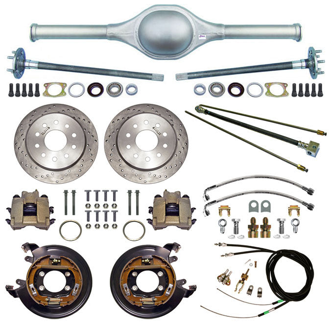 9" FORD 60" REAR END & BRAKES,11" DISC,DRILLED