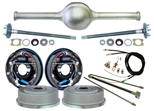 9" FORD 53" REAR END & BRAKES,11" DRUM