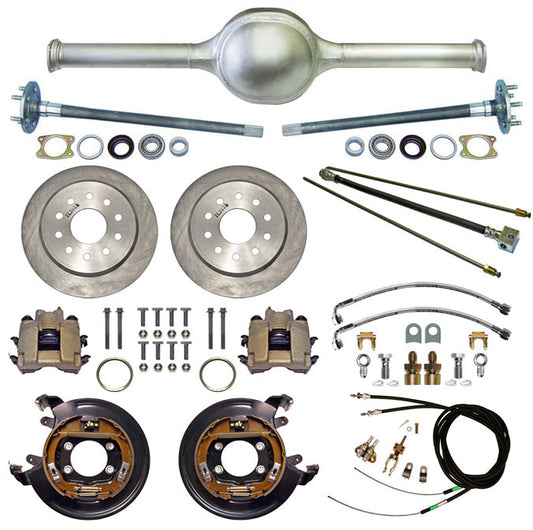 9" FORD 55" REAR END & BRAKES,11" DISC