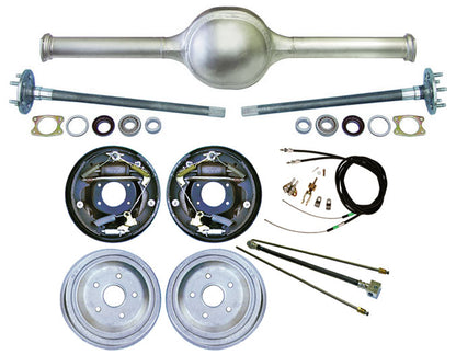 9" FORD 56" REAR END & BRAKES,10" DRUM