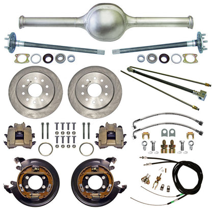 9" FORD 56" REAR END & BRAKES,11" DISC