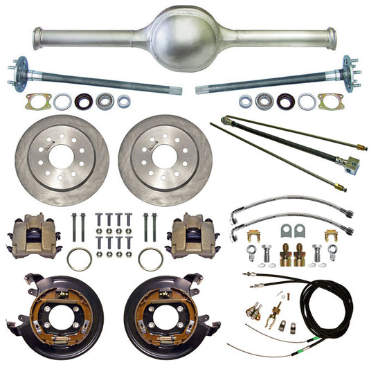 9" FORD 56" REAR END & BRAKES,11" DISC