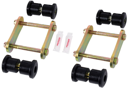 LEAF SPRING SHACKLE KIT,W/BUSHINGS,64-70 MUSTANG