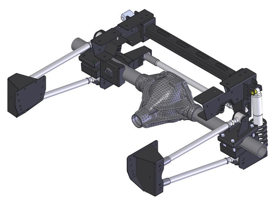 QUADRALINK REAR SUSPENSION KIT,SINGLE ADJ,BOLT-IN,73-87 C10