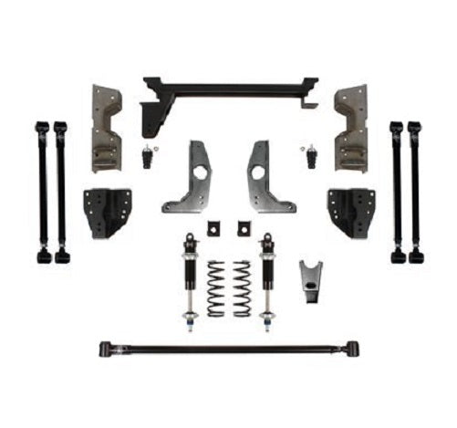 QUADRALINK REAR SUSPENSION KIT,SINGLE ADJ,WELD-IN,73-87 C10