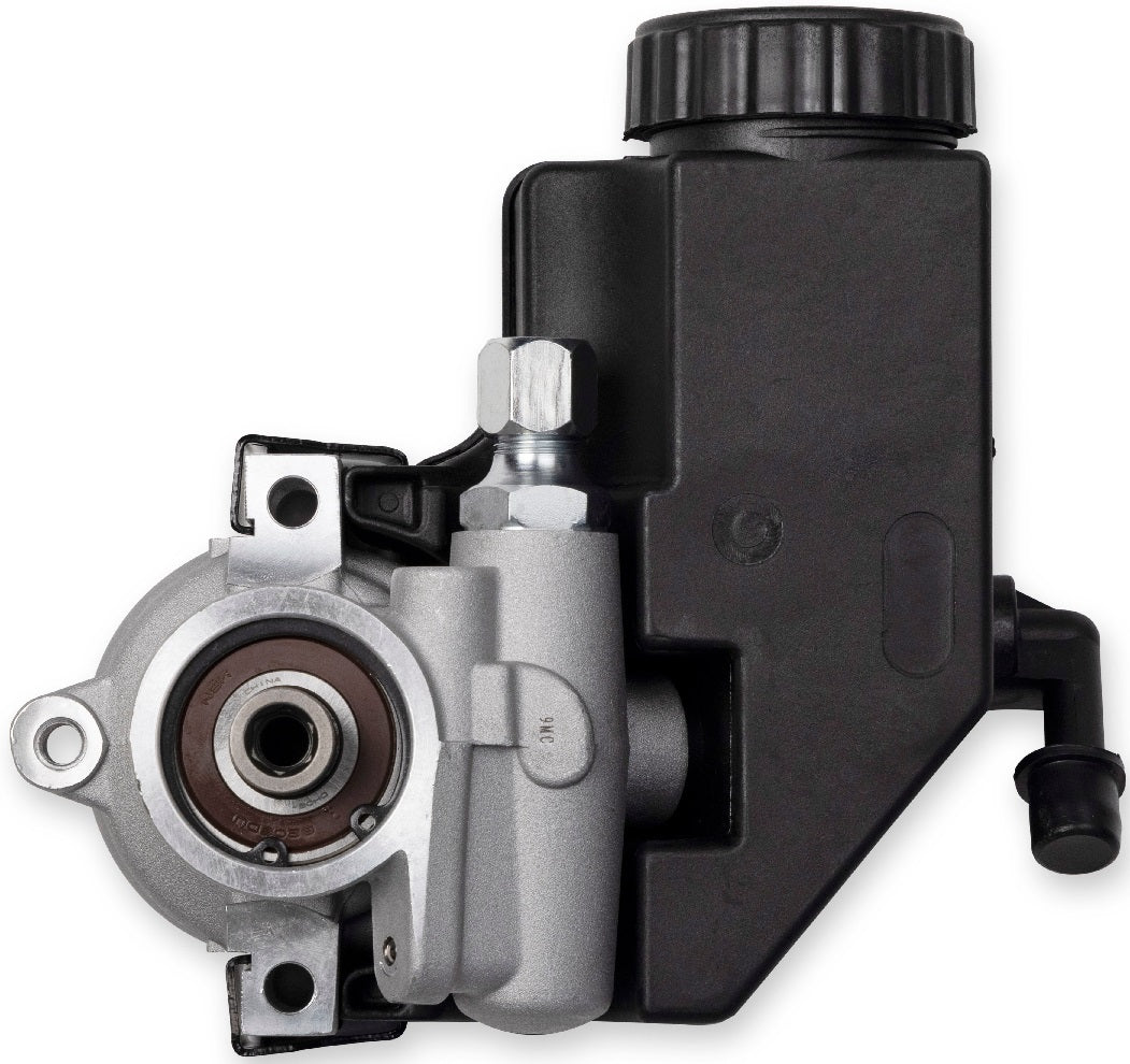 POWER STEERING PUMP,ALUM,W/ INTEGRAL RESERVOIR,-6AN OUTLET