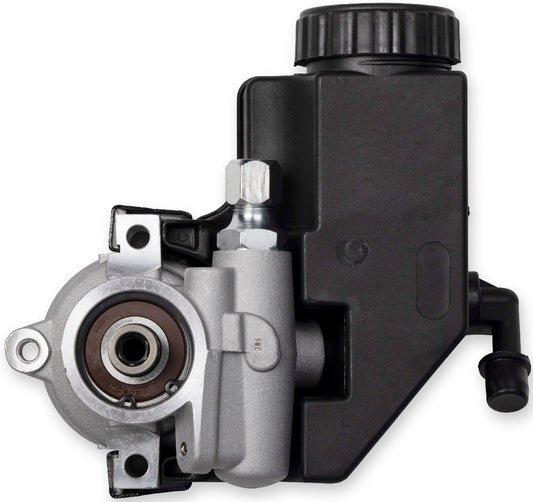 POWER STEERING PUMP,ALUM,W/ INTEGRAL RESERVOIR,-6AN OUTLET