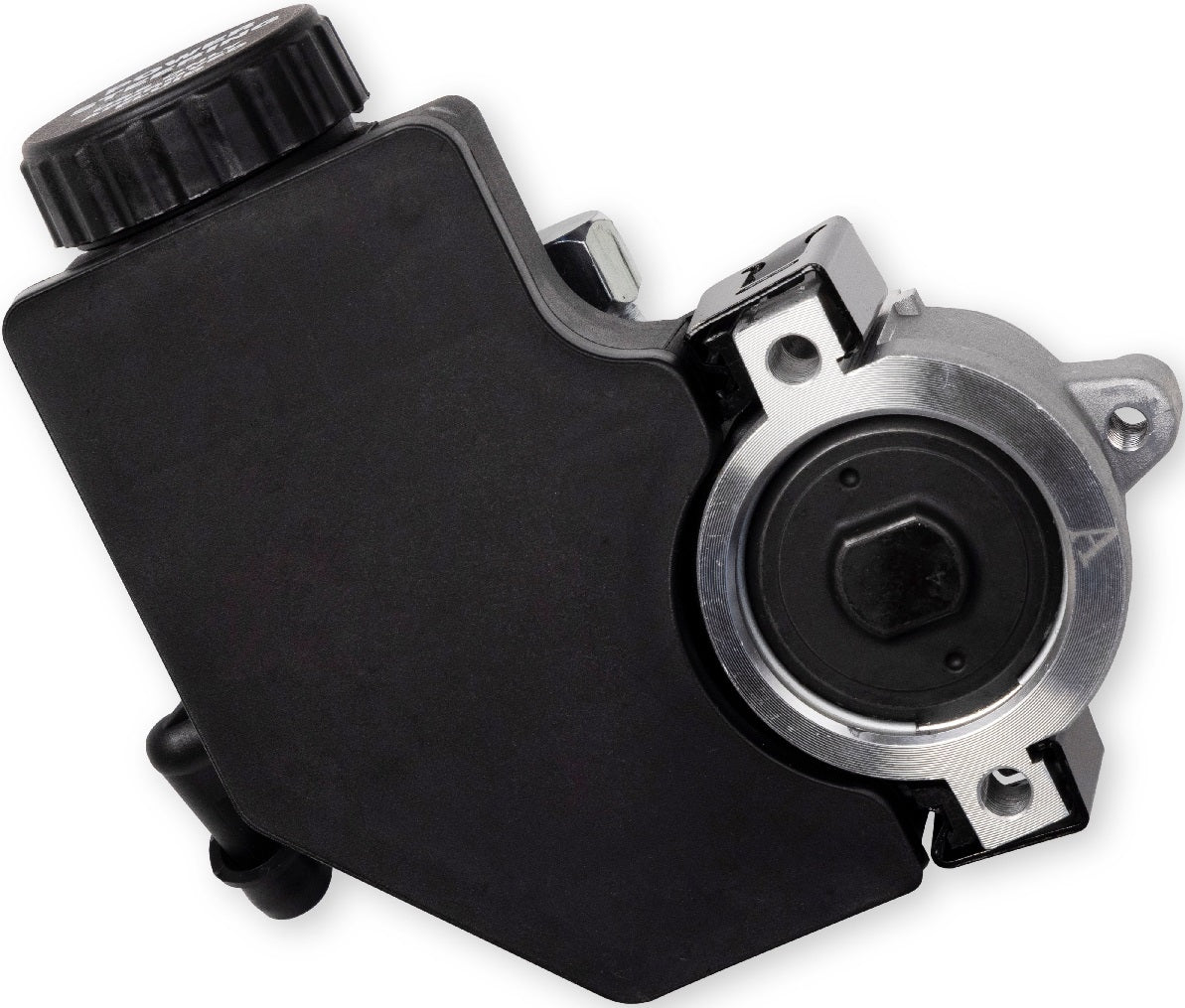 POWER STEERING PUMP,ALUM,W/ INTEGRAL RESERVOIR,-6AN OUTLET