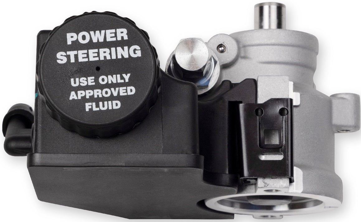 POWER STEERING PUMP,ALUM,W/ INTEGRAL RESERVOIR,-6AN OUTLET