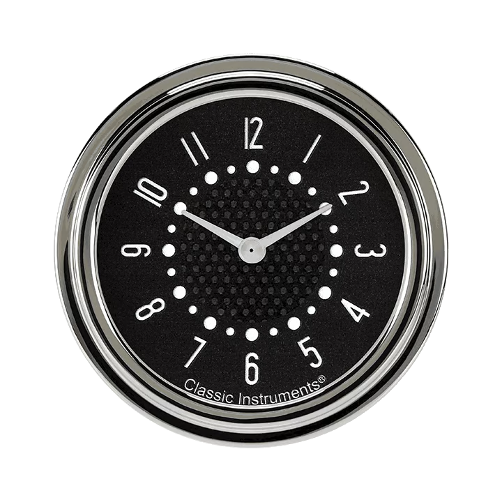 BEL ERA III 2-5/8" CLOCK,BLACK,1955-1956 CHEVY BEL AIR