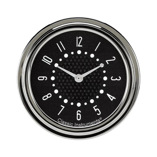 BEL ERA III 2-5/8" CLOCK,BLACK,1955-1956 CHEVY BEL AIR