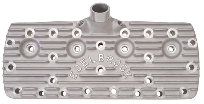 CYLINDER HEADS,ALUMINUM,FLAT HEAD FORD,38-48,V-8,PAIR,BLOCK LOGO
