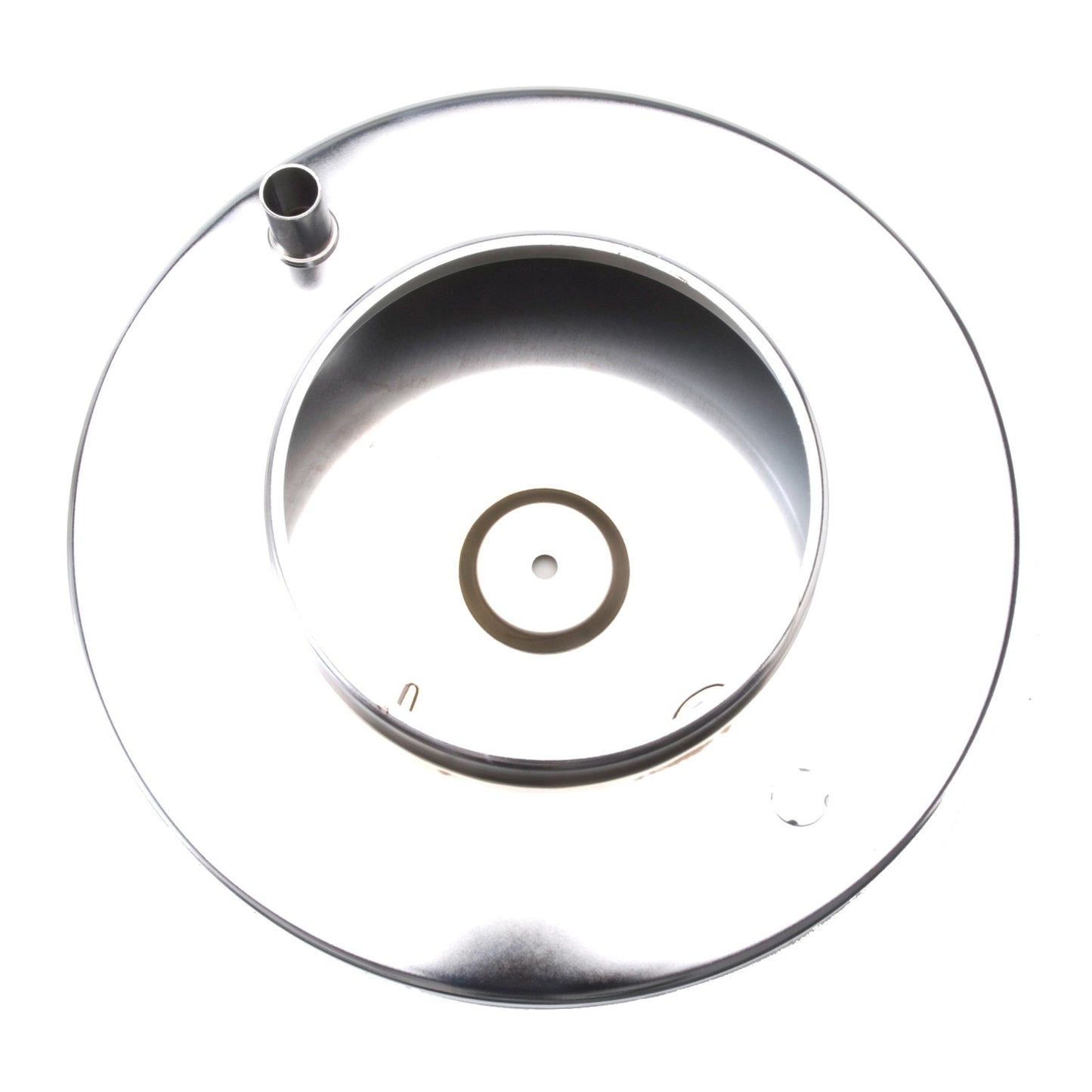 AIR CLEANER,PRO-FLO,10" X 2" PAPER ELEMENT,5 1/4" BASE,DEEP FLANGE,CHROME