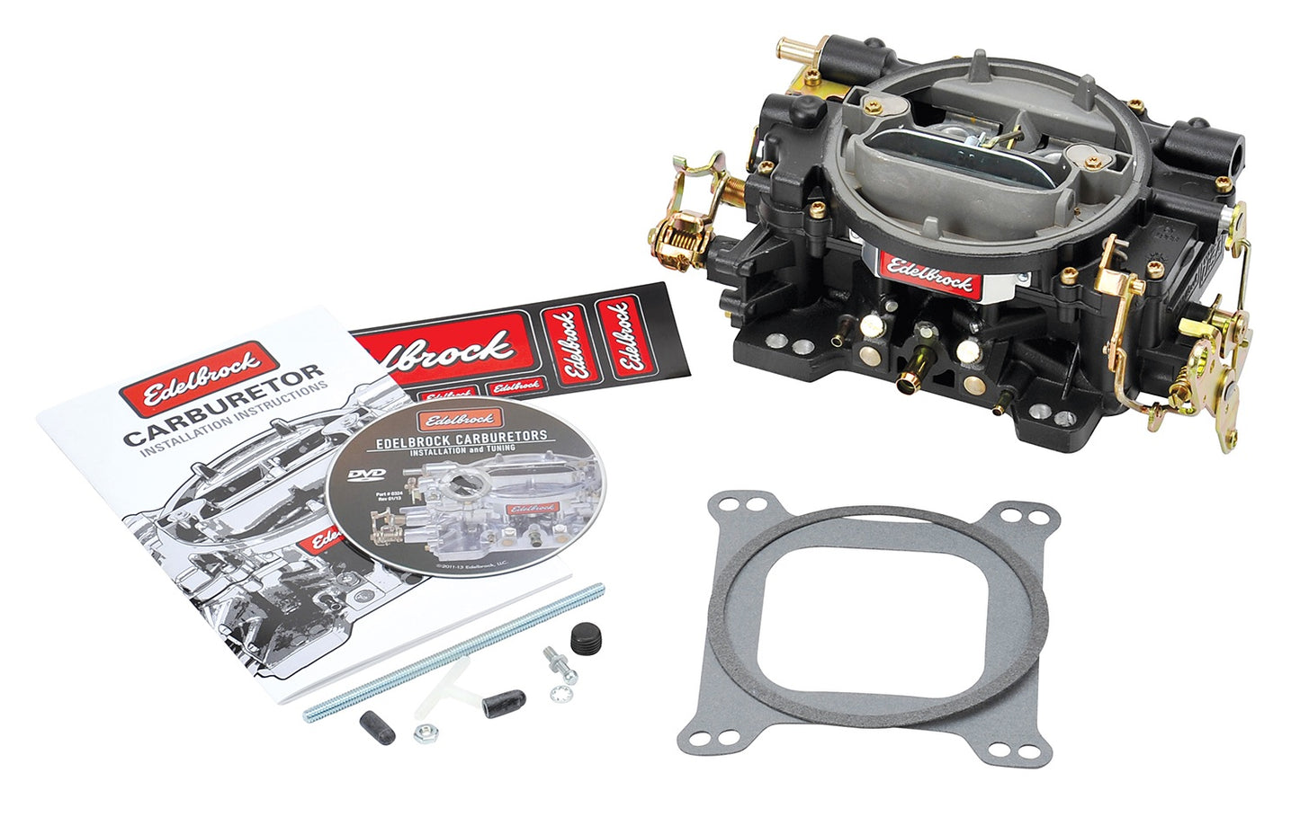 EDELBROCK CARBURETOR,PERFORMER,600 CFM,MANUAL CHOKE,BLACK