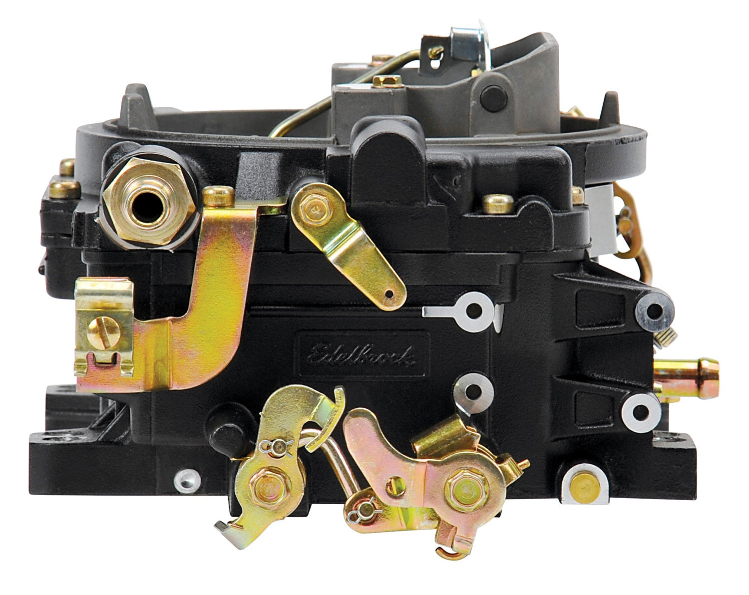 Edelbrock WEBER　#1407　750CFM　マニュアルチョーク Performer Carburetor #1407 750 CFM With Manual Choke, Satin Finish
