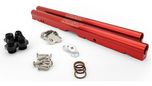 FAST LSXRT BILLET FUEL RAIL KIT,GM 4.8,5.3,6.0L,RED