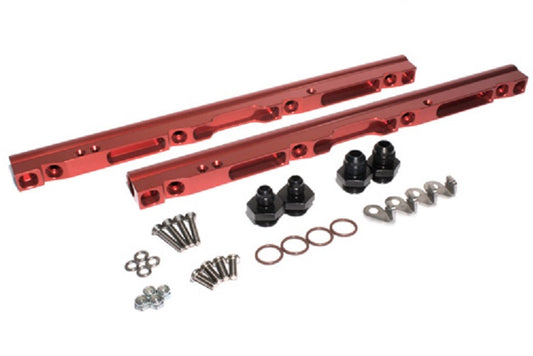 FAST LSXR BILLET FUEL RAIL KIT,LS2,RED