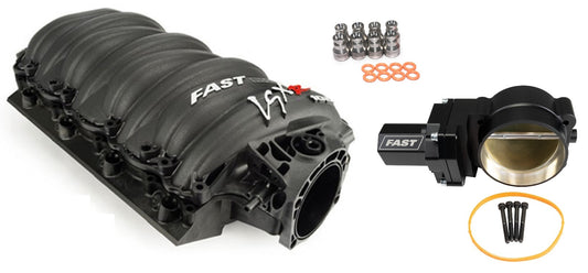 LSXR INTAKE KIT,LS3,L76,L99,USES OEM RAILS,102MM BLACK ELECTRIC THROTTLE BODY