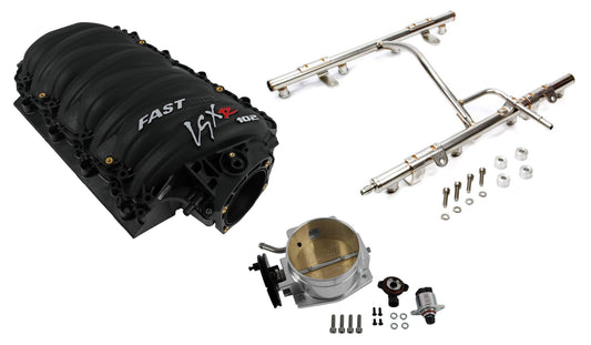 LSXR INTAKE KIT,LS1,LS6,OEM-STYLE RAILS,102MM MECH THROTTLE BODY