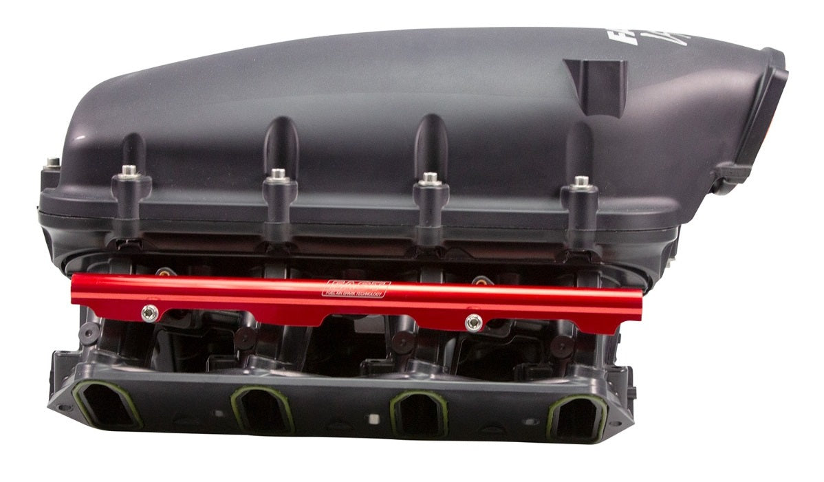FAST LSXHR INTAKE MANIFOLD,103MM,RED RAILS,NO INJECTORS,LS CATH PORT,BLACK