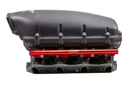 FAST LSXHR INTAKE MANIFOLD,103MM,RED RAILS,NO INJECTORS,LS CATH PORT,BLACK