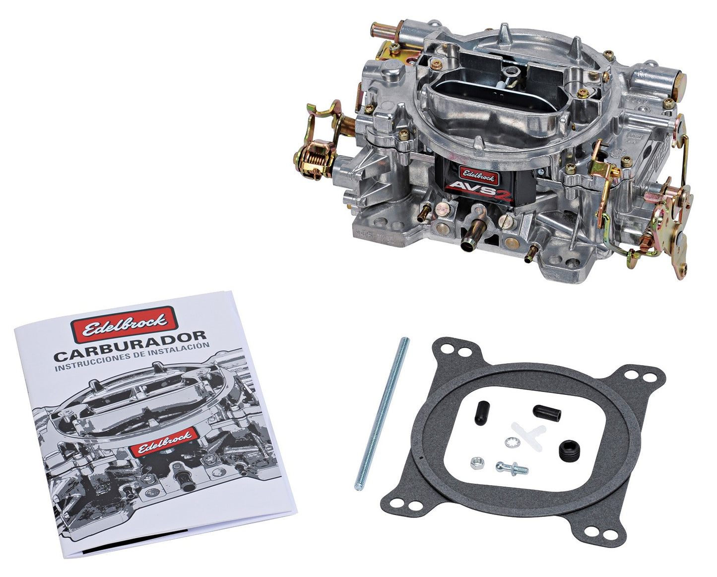 EDELBROCK CARBURETOR,AVS2 SERIES,800 CFM,MANUAL CHOKE