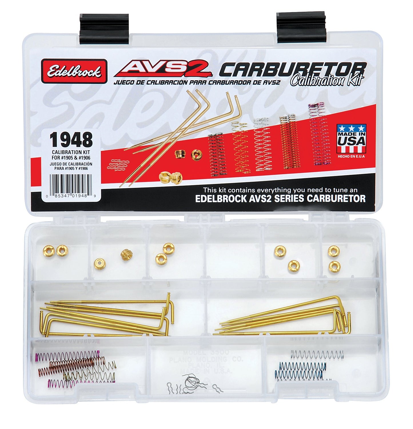 CALIBRATION KIT,EDELBROCK AVS2 650 SERIES,1905,1906