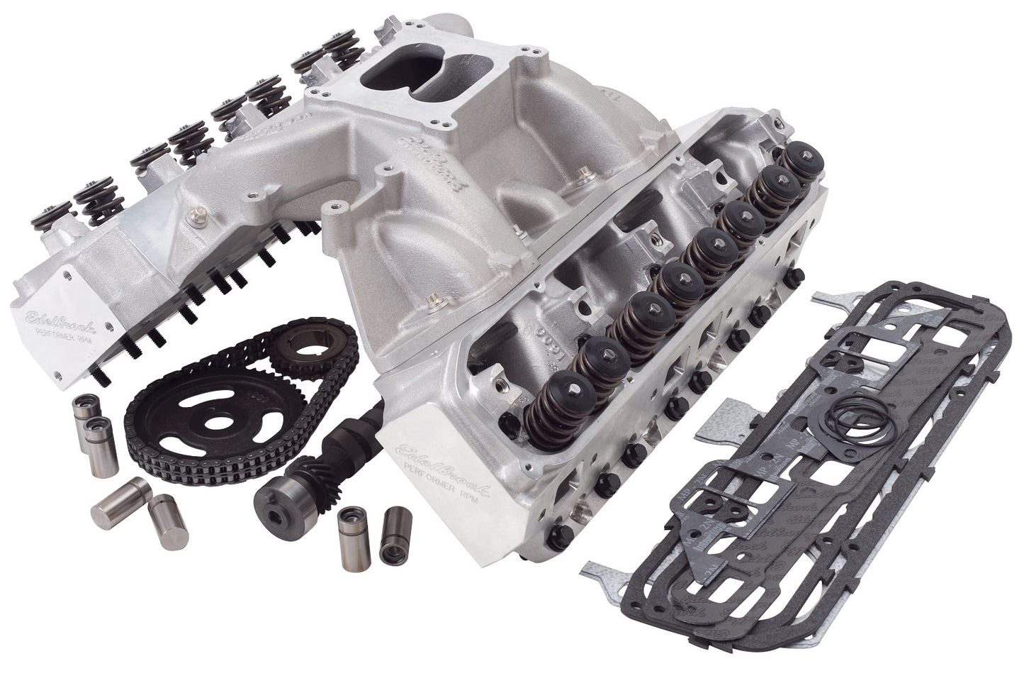 EDELBROCK TOP END KIT,PERFORMER RPM 482 HP,68-79 BB CHRYSLER 440