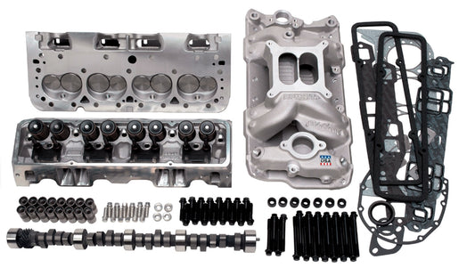 EDELBROCK TOP END KIT,PERFORMER RPM 410 HP,57-86 SB CHEVY 350